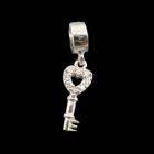 Key Charms Dangle Bead 925 Sterling Silver - PANDORA STYLE