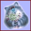 Un apache con flores