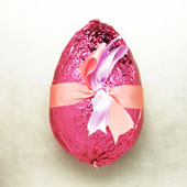 foil-wrapped  egg