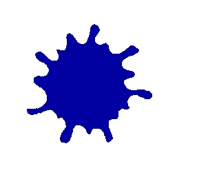 Blue Paintball