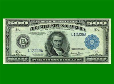 500 Dollar Bill