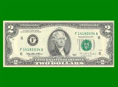 2 Dollar Bill