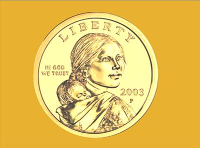 1 Dollar Sacagawea Coin