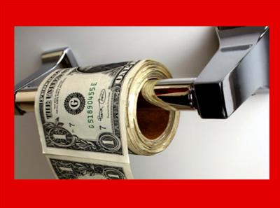 Special: Dollar Bill Toilet Paper