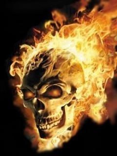 skull 'n' flames