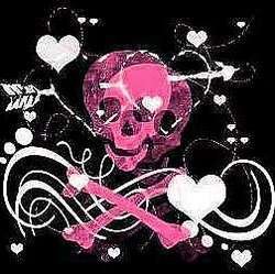 pink skull