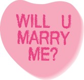 Marry me love heart