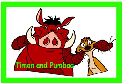 Timon and Pumbaa