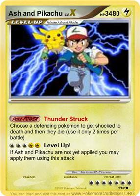 Ash and Pikachu