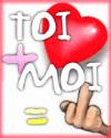 l'amour virtuel pour toi c est de la M.... et tu prefaire rester dans ton coin