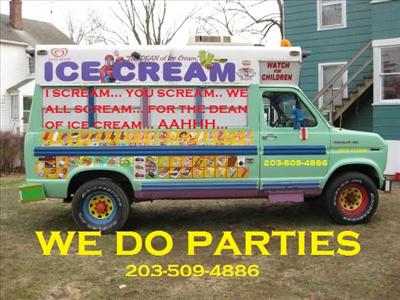 GREEN ICE CREAM TRUCK