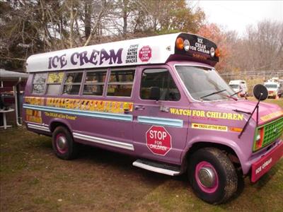 PURPLE ICE CREAM TRUCK
