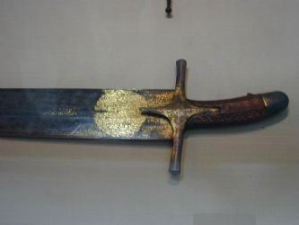 Habibullahın sav kılıcının kabzası