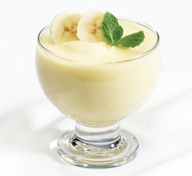 Bannana Mint Pudding