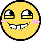 exited smile