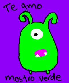 mostro verde 