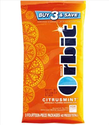 ORBIT CIITRUSMINT CHEWING GUM