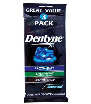 DENTYNE SUGARLESS GUM