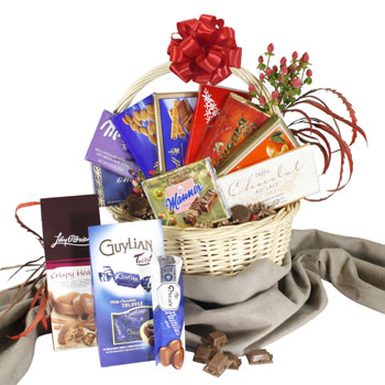 milk chocolate basket