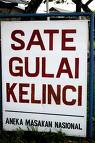 gule dan sate kelinci