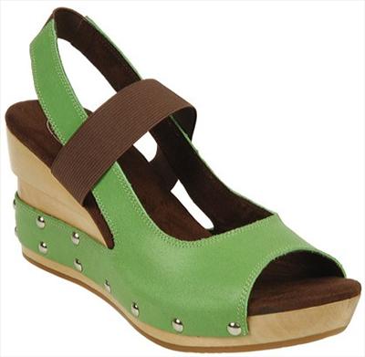 Green Wedge Shoes