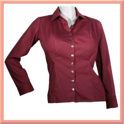 Burgundy Blouse