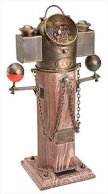 Metal & Wood Binnacle Clock