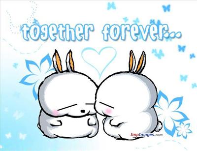 two cute thing kissing