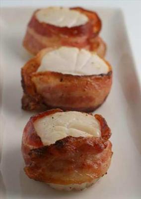 Bacon Wrapped Scallops