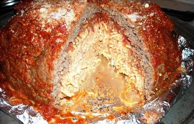 Inside Out Spaghetti and Meatball