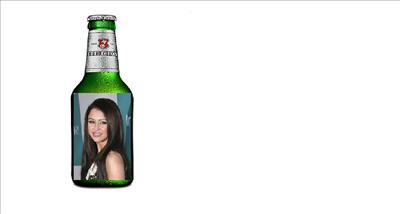 miley in a bottle