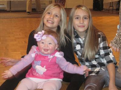 a pic of me my sister and my cousin