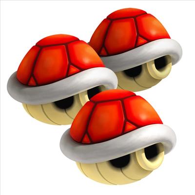 Triple carapace rouge