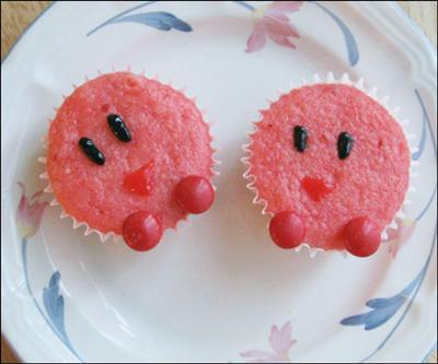 Kirby Cupcake