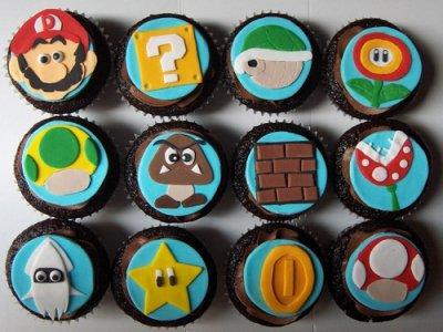 Super Mario Cupcake
