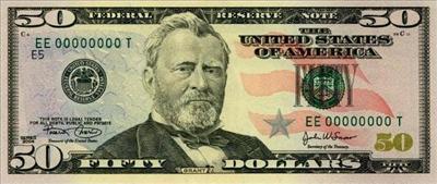 50 dollar bill