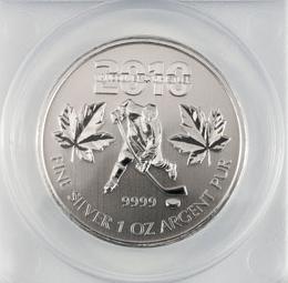 2010 MS70 ANACS Olympic Silver Maple Leaf