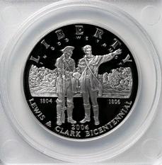 2004-P Lewis and Clark Silver Dollar Commemorative Proof