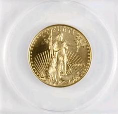 2004 MS70 ANACS $25 Gold American Eagle