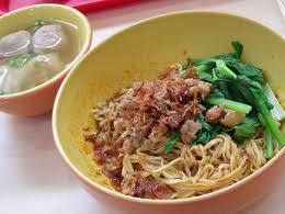 mie ayam (chicken noodle)