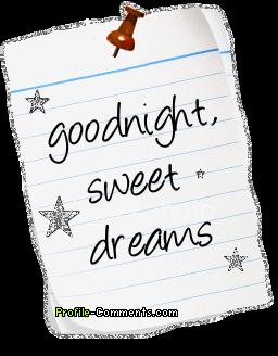 Good Nite..SWeet Dreams