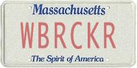 Massachusetts License Plate