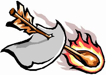 Flaming arrows