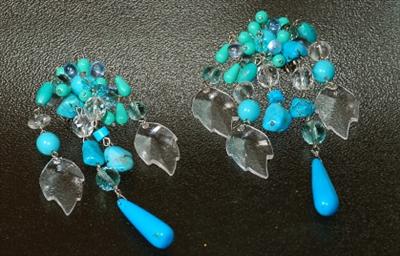 Wish you Luck turquoise earrings