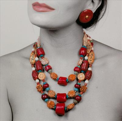 Wish you Luck Coral necklace