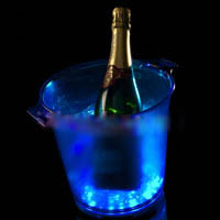 Cestello champagna a led Pioggia di luce