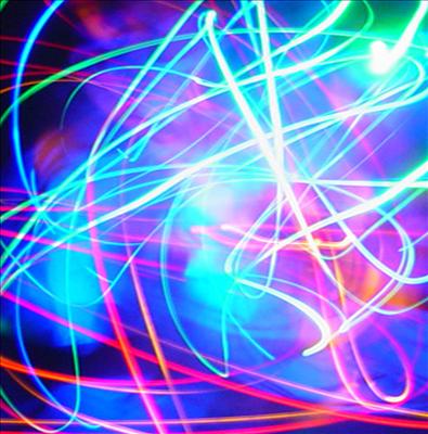 Vento luminoso pioggia di luce