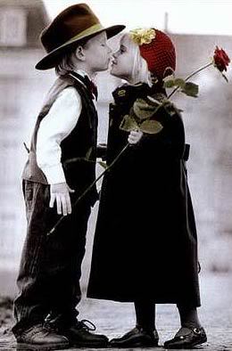kids kiss