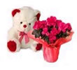 Osito y Flores