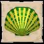Caracol amarillo y verde